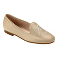 1625 - Beige Soft Leather Smoking Loafer for Girl/Teen/Women by London Kids